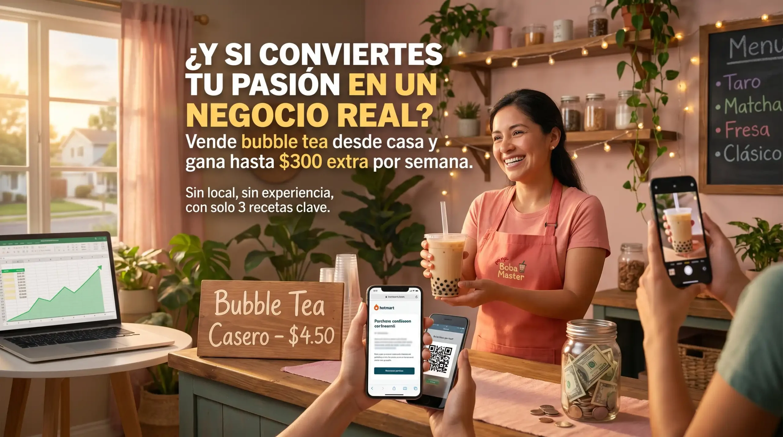 Bubble Tea Master Pro Aprende Boba, Recetas y Negocio desde Casa