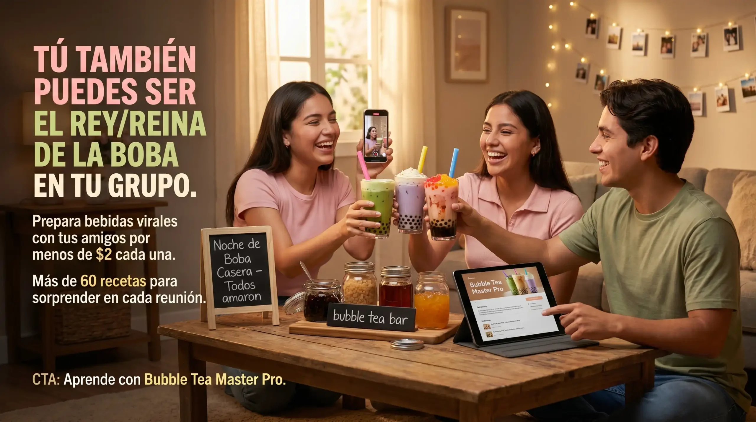 Bubble Tea Master Pro Aprende Boba, Recetas y Negocio desde Casa